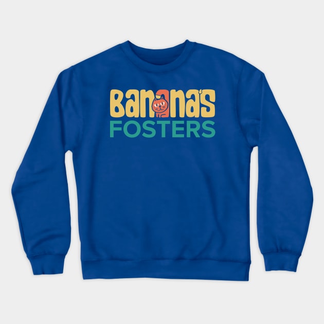 Banana's Fosters (front & back logos) Crewneck Sweatshirt by McCann Made